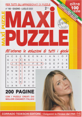 Maxi Puzzle - n. 160 - giugno - luglio 2020 - trimestrale - 200 pagine