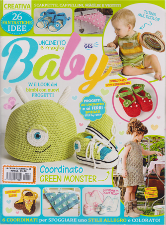 La Cruna Quaderni - Baby uncinetto e maglia - n. 55 - mensile - 26 fantastiche idee