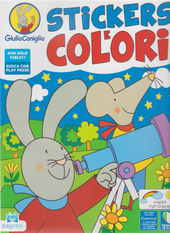 Giulio Coniglio - Stickers e colori - n. 7 - giugno - luglio 2020 - bimestrale