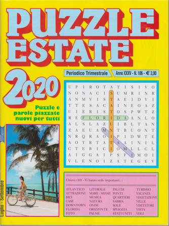Puzzle estate - trimestrale - n. 106 - luglio - settembre 2020 - 