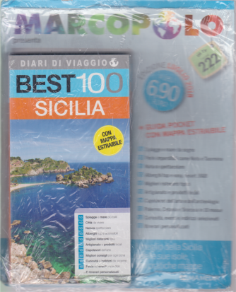 Marco Polo  presenta Diari di viaggio Best 100 Sicilia - con mappa estraibile - luglio 2018