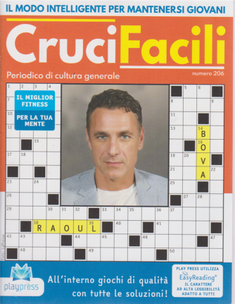 Crucifacili - n. 206 - Raoul Bova -  bimestrale - 22/6/2020 - 