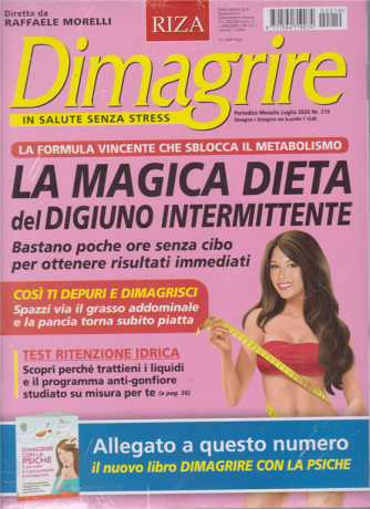 Dimagrire + Dimagrire con la psiche - n. 219 - mensile - luglio 2020 - 2 riviste