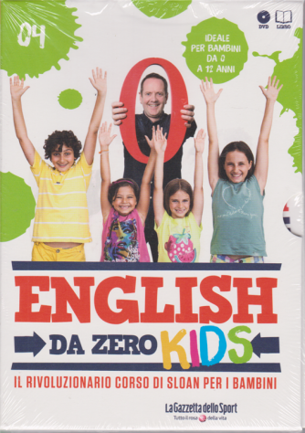 English da Zero Kids - Dvd  n. 4 - settimanale - ideale per bambini da 0 a 12 anni