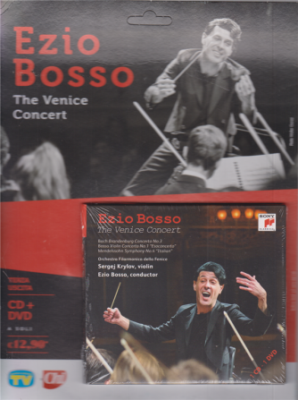 Cd Sorrisi e Canzoni - Ezio Bosso - The Venice Concert - cd + dvd - terza uscita - n. 16 - 7/7/2020 - 
