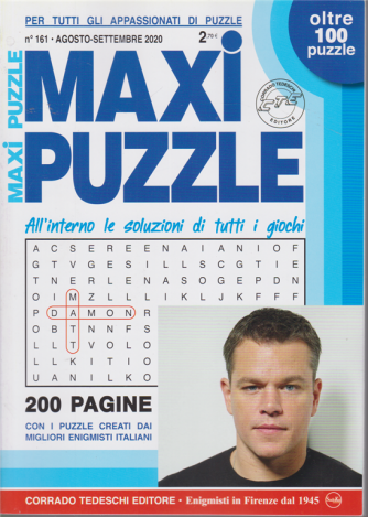 Maxi Puzzle - n. 161 - agosto - settembre 2020 - trimestrale - 200 pagine