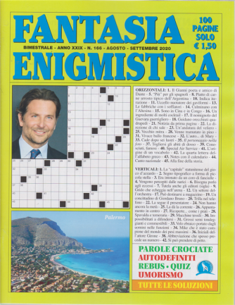 Fantasia Enigmistica - n. 166 - bimestrale - agosto - settembre 2020 - 100 pagine