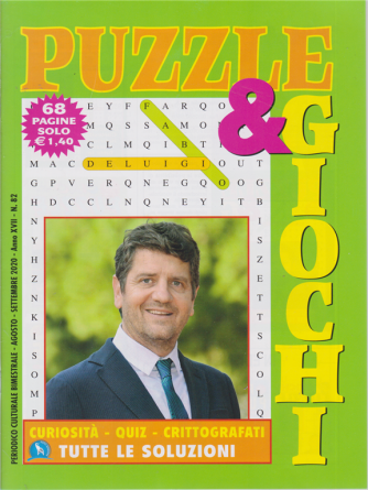 Puzzle  &  Giochi - n. 82 - bimestrale - agosto - settembre 2020 - 68 pagine