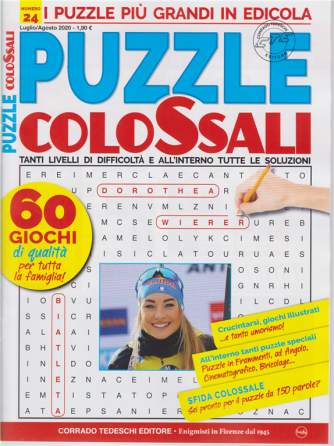 Puzzle Colossali - n. 24 - luglio - agosto 2020 - bimestrale 