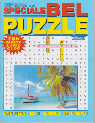 Speciale Bel Puzzle - n. 315 - agosto - ottobre 2020 - 196 pagine