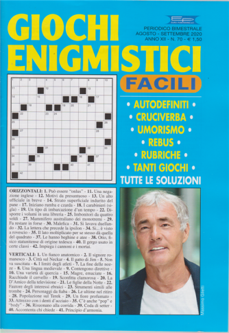 Giochi Enigmistici Facili - n70 - bimestrale - agosto - settembre 2020 - 