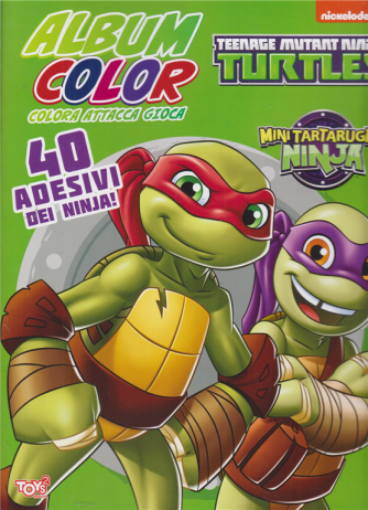 Toys2 Color Game - Album color - Teenage mutant Ninja turtles - n. 39 - bimestrale - 16 luglio 2020 - 