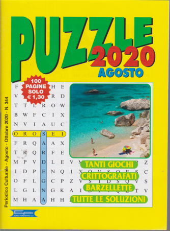 Puzzle 2020 - n. 344 - agosto - ottobre 2020 - 100 pagine