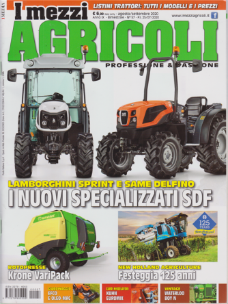 I Mezzi Agricoli - n. 57 - agosto - settembre 2020 - bimestrale