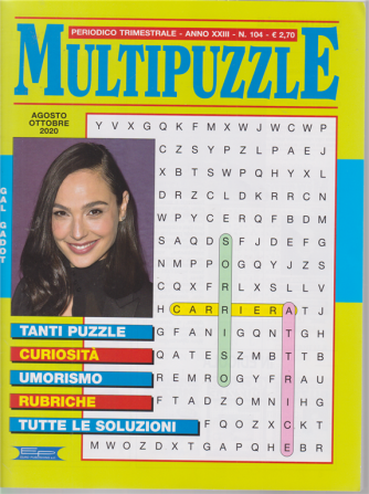 Multi Puzzle - n. 104 - trimestrale - agosto - ottobre 2020 - 