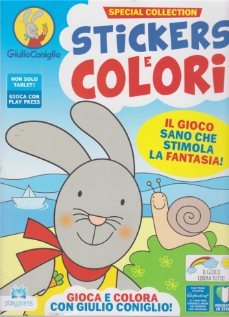 Giulio Coniglio - Stickers e colori - n. 8 - agosto - settembre 2020 - bimestrale - 