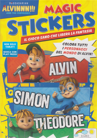 Alvin Magic Stickers - n. 7 - agosto - settembre 2020 - bimestrale