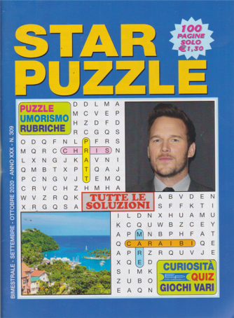 Star Puzzle - n. 309 - bimestrale - settembre - ottobre 2020 - 100 pagine