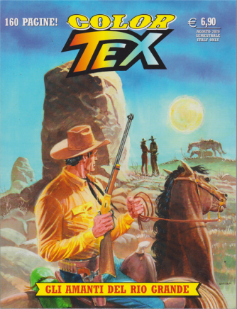 Tex Color - Gli amanti del Rio Grande - n. 17 - agosto 2020- semestrale - 160 pagine!