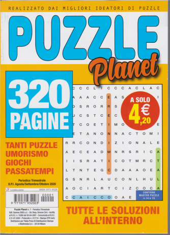 Puzzle Planet - n. 1 - trimestrale - agosto/settembre/ottobre 2020 - 320 pagine