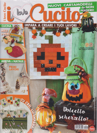 I Love Cucito + Crea bambole & pupazzi - n. 36 - bimestrale - settembre - ottobre 2020 - 2 riviste
