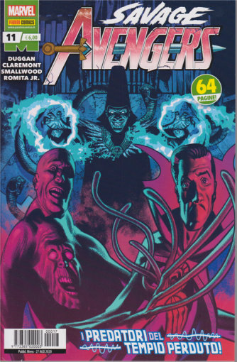 Avengers Senza Ritorno - n. 11 - I predatori del tempio perduto! - mensile - 27 agosto 2020 - 64 pagine!