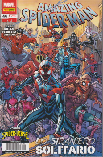 Uomo Ragno - Amazing Spider-Man  n. 753 - Lo straniero solitario - quindicinale - 27 agosto 2020