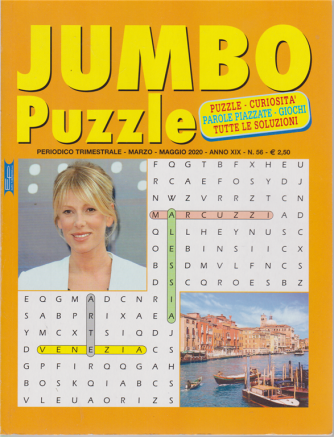 Jumbo Puzzle - n. 56 - trimestrale - marzo - maggio 2020 - 