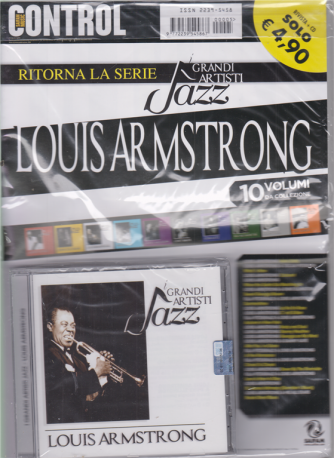 Saifam Music Control - I grandi artisti jazz- n. 5 - Louis Armstrong - rivista + cd - 