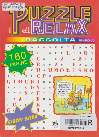 Raccolta i puzzle di relax n. 83 - bimestrale - 160 pagine