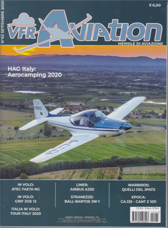 Vfr Aviation - n. 63 - settembre 2020 - mensile
