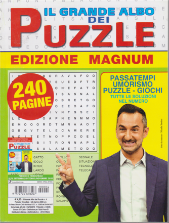 Il Grande Albo dei puzzle - Edizione magnum - n. 4 - trimestrale - settembre - ottobre - novembre 2020 - 240 pagine