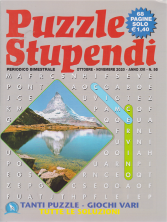 Puzzle Stupendi - n. 95 - bimestrale - ottobre - novembre 2020 - 68 pagine