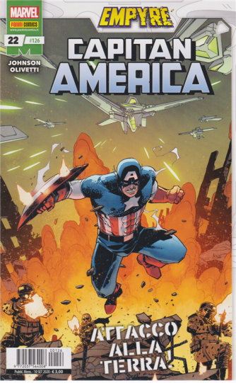 Capitan America - Attacco alla terra - n. 126 - mensile - 10 settembre 2020