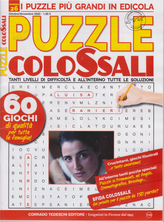 Puzzle Colossali - n. 26 - ottobre - novembre 2020 - bimestrale