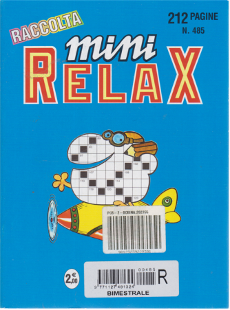 Raccolta Mini relax - n. 485 - bimestrale - febbraio 2019 - 212 pagine