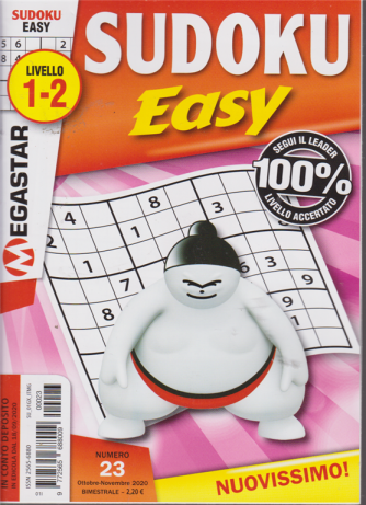 Sudoku Easy - n. 23 - livello 1-2 - ottobre - novembre 2020 - bimestrale
