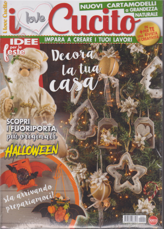 I Love Cucito - n. 9 - bimestrale - ottobre - novembre 2020 - 2 riviste