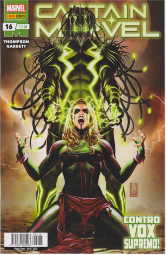 Captain Marvel - Contro vox supremo! - n. 16 - mensile - 24 settembre 2020 