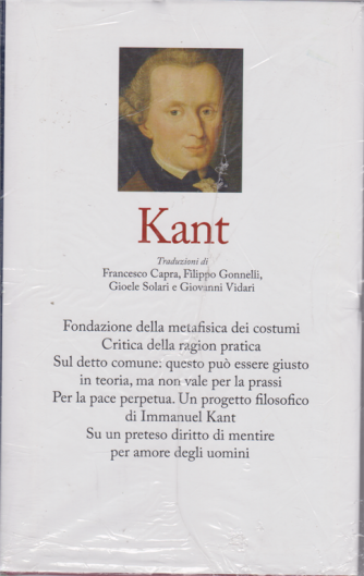 I grandi filosofi - Kant - n. 17 - settimanale - 25/9/2020 - copertina rigida