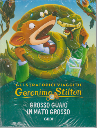 Gli stratopici viaggi di Geronimo Stilton -  - Grosso guaio in Mato Grosso - n. 14 - 30/9/2020 - settimanale + il volume 12 In campeggio alle cascate del Niagara - 2 volumi