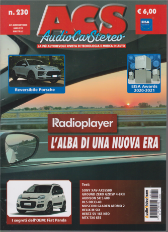 Acs Audio Car Stereo - n. 230 - bimestrale - 21 settembre 2020