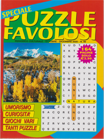 Speciale Puzzle Favolosi - n. 99 - ottobre - dicembre 2020 - 164 pagine