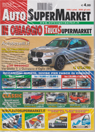 Auto Super Market -+ in omaggio Truck Supermarket - n. 10 - ottobre 2020 - 2 riviste