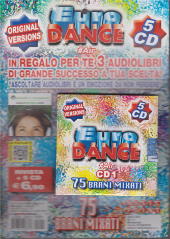 Music Point - Euro Dance Air 5 cd - n. 11 - bimestrale - 25/9/2020 - rivista + cd