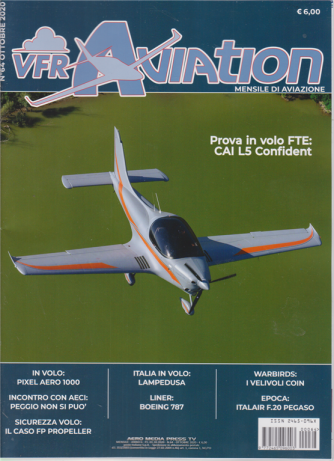 Vfr Aviation - n. 64 - ottobre 2020 - mensile di aviazione
