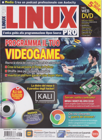 Linux Pro - n. 203 - bimestrale - ottobre - novembre 2020
