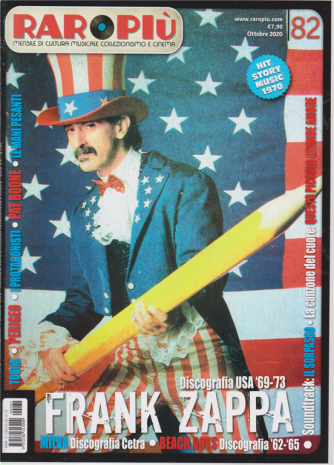 Raropiu' - Frank Zappa - n. 82 - ottobre 2020 - mensile