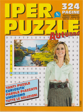Iper Puzzle Autunno - n. 75 - trimestrale - novembre - gennaio 2021 - 324 pagine