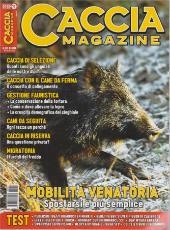 Caccia Magazine - n. 11 - mensile - novembre 2020